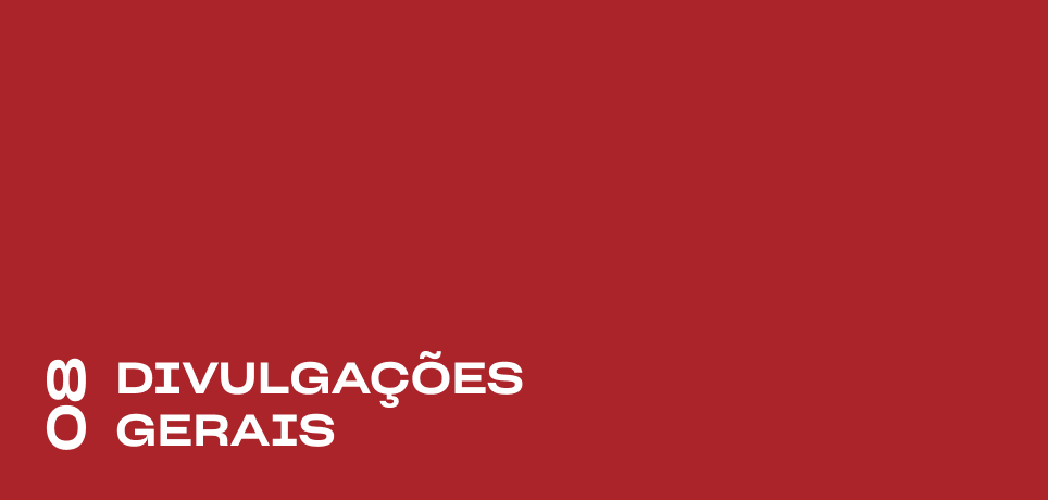 Divulgações Gerais