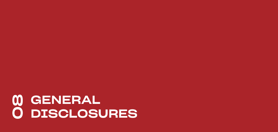 General Disclosures